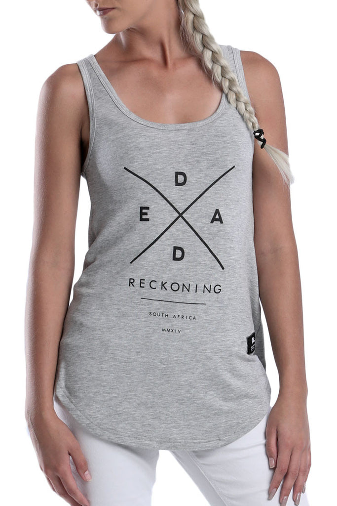 LADIES-GREY-RAYON-TANK-TOP-DEAD-RECKONING-LOGO-TANK-BACK-VIEW